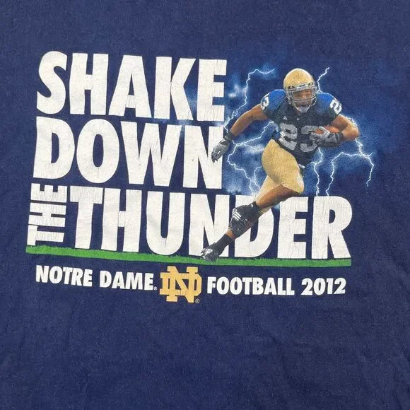 Notre Dame The Shirt 2012 Fighting Irish Here Come The Irish Adult Unisex Medium - Picture 3 of 7